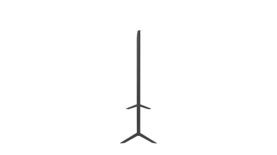 Sleek Flat Screen TV Model - Professional 3D Model Render 8