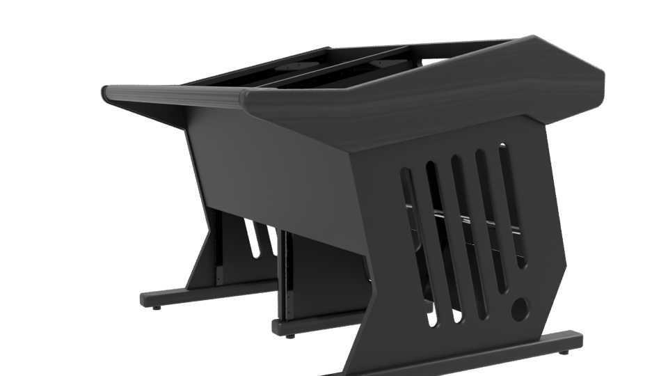 Maestro 24+12 Black Table Model - Professional 3D Model Render 13