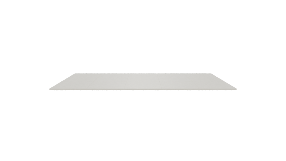 Minimalist White Floor Panel 3D - Professional 3D Model Render 11