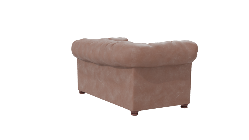 Elegant Vintage Sofa Model 3D - Professional 3D Model Render 7