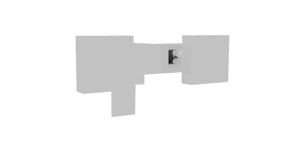 Contemporary Wall Mounted Faucet 3D - Professional 3D Model Render 4