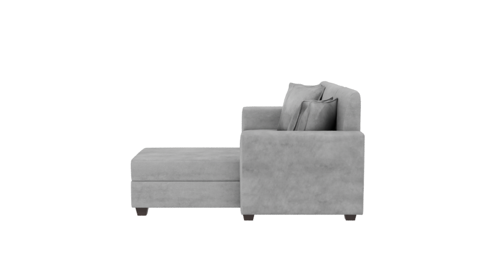 Stylish Modern Sectional Sofa - Professional 3D Model Render 2
