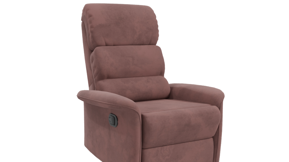 Stylish Minimalist Recliner Chair 3D Model - Professional 3D Model Render 10