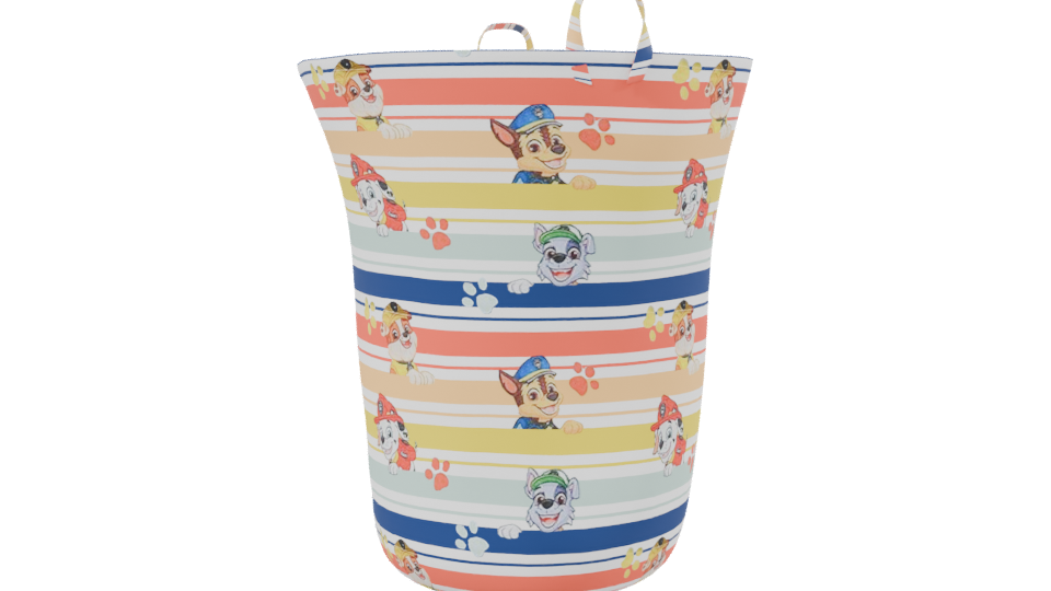 Colorful Decorative Storage Bin 3D - Professional 3D Model Render 2