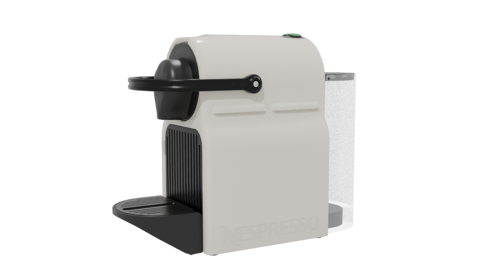 Compact Espresso Coffee Machine 3D Model - Professional 3D Model Render 13
