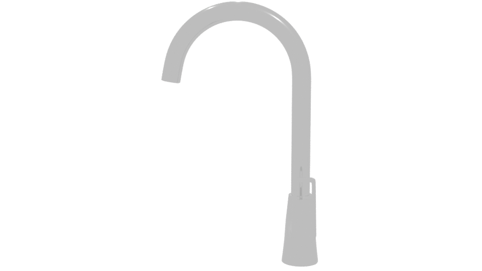 Sleek Modern Kitchen Faucet 3D Model - Professional 3D Model Render 11