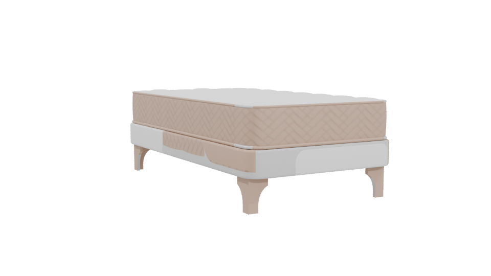 Elegant Standard Mattress Model 3D - Professional 3D Model Render 4