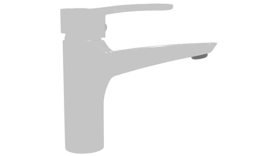 Sleek Modern Kitchen Faucet 3D - Professional 3D Model Render 11