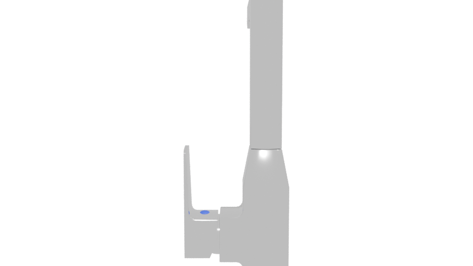 Metallic Robotic Arm Model - Professional 3D Model Render 5