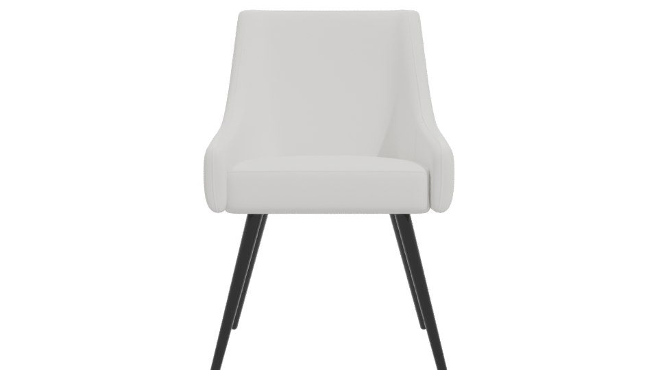 Sleek Modern Dining Chair 3D - Professional 3D Model Render 11