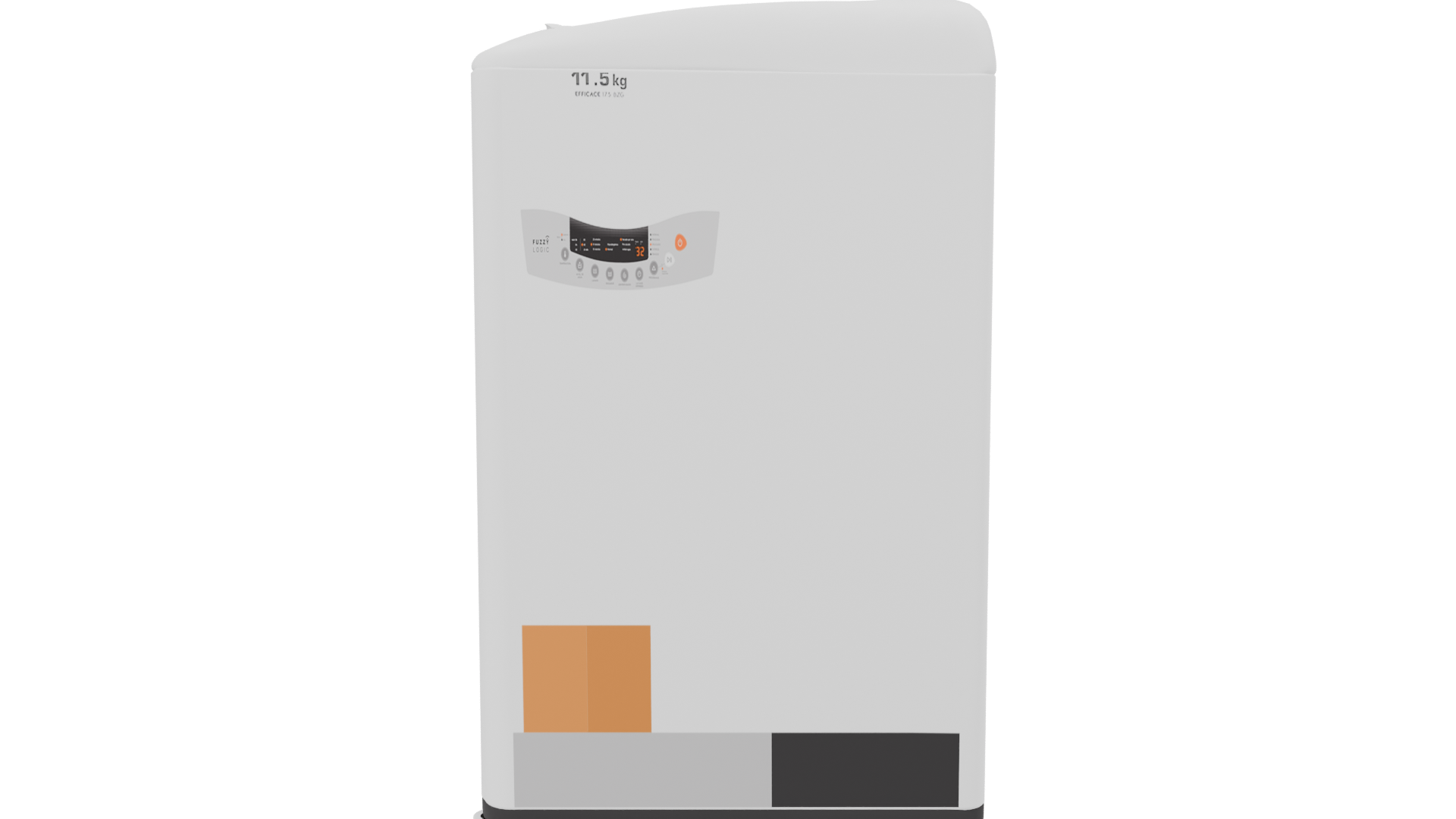 Compact Modern Washing Machine 3D Model - Professional 3D Model Render 2