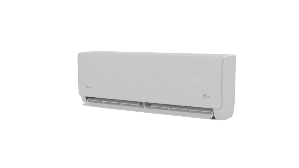 Contemporary Wall-Mounted Air Conditioner - Professional 3D Model Render 12