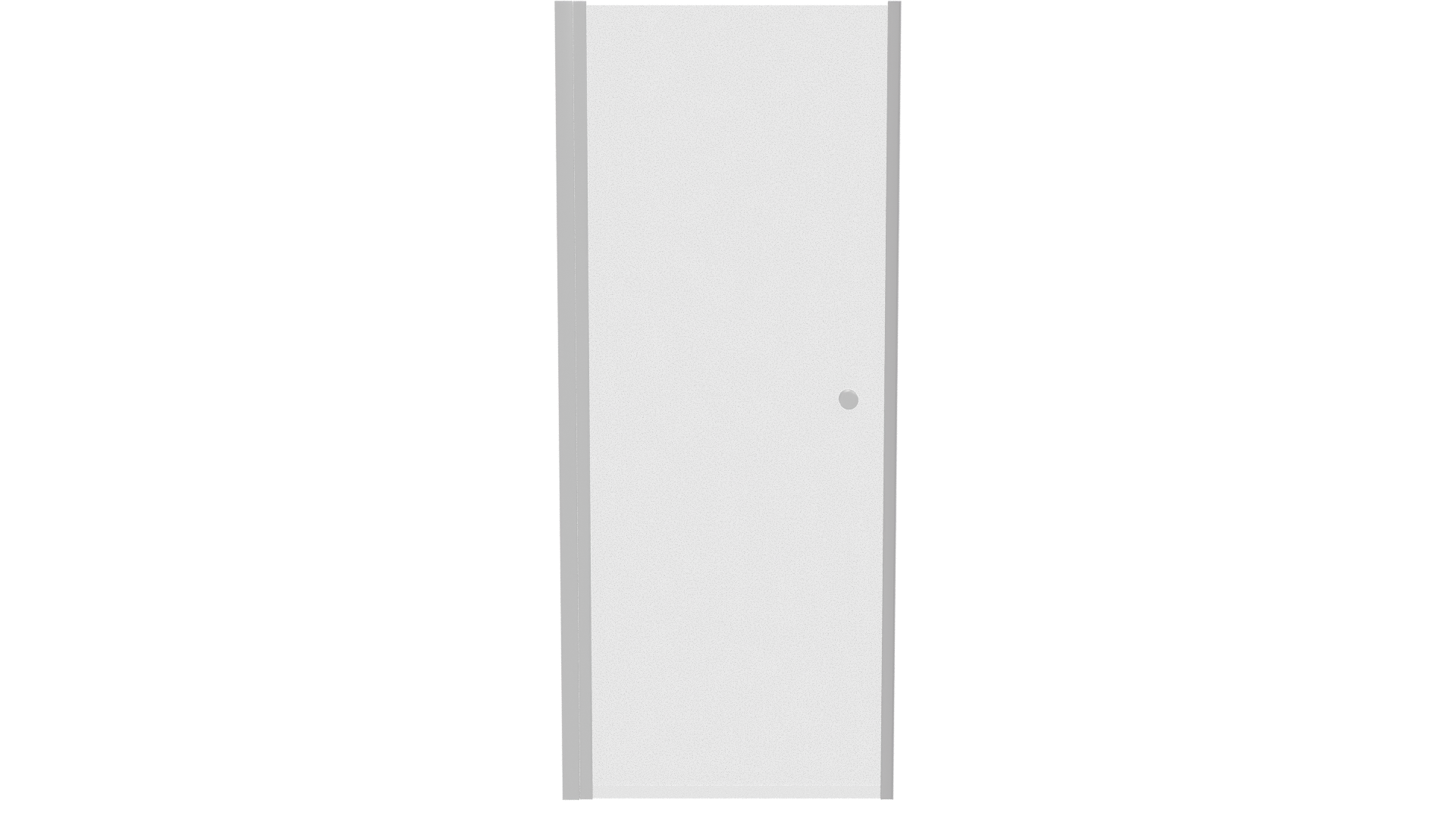 Stylish Modern Glass Door Model - Professional 3D Model Render 11