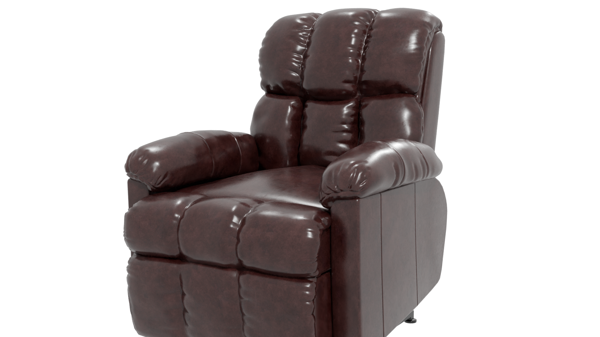 Luxurious Recliner Armchair 3D - Professional 3D Model Render 12