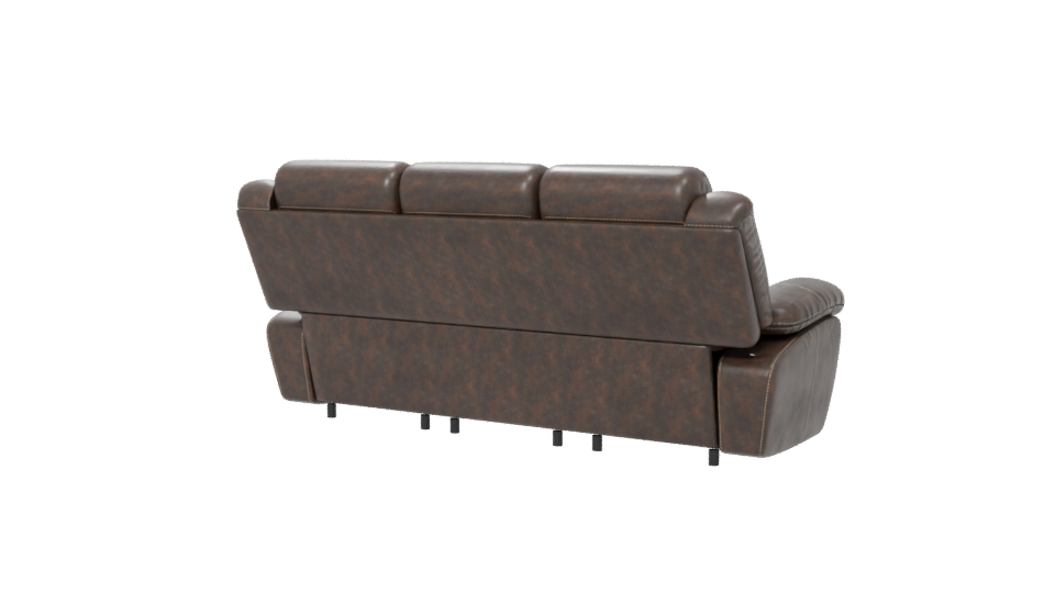 Stylish Leather Sofa 3D Model - Professional 3D Model Render 6