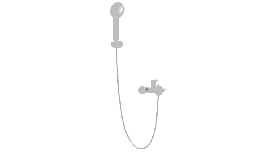 Contemporary Shower Head 3D Model - Professional 3D Model Render 6
