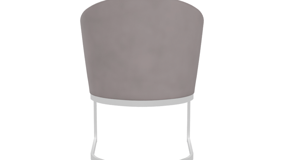 Minimalist Fabric Accent Chair 3D - Professional 3D Model Render 5