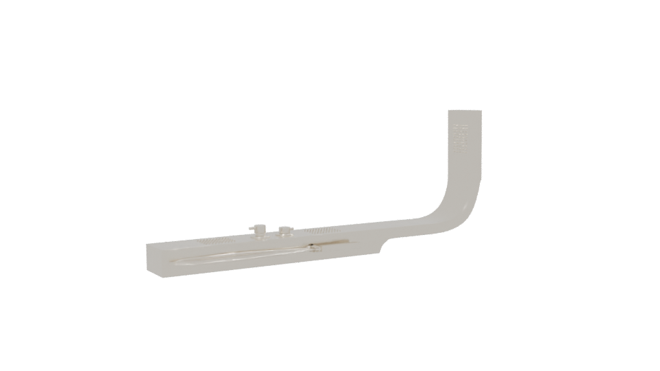 Sleek Metal Wall Bench 3D - Professional 3D Model Render 13