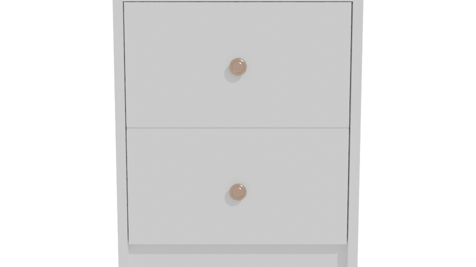 Stylish Minimalist Nightstand 3D - Professional 3D Model Render 11