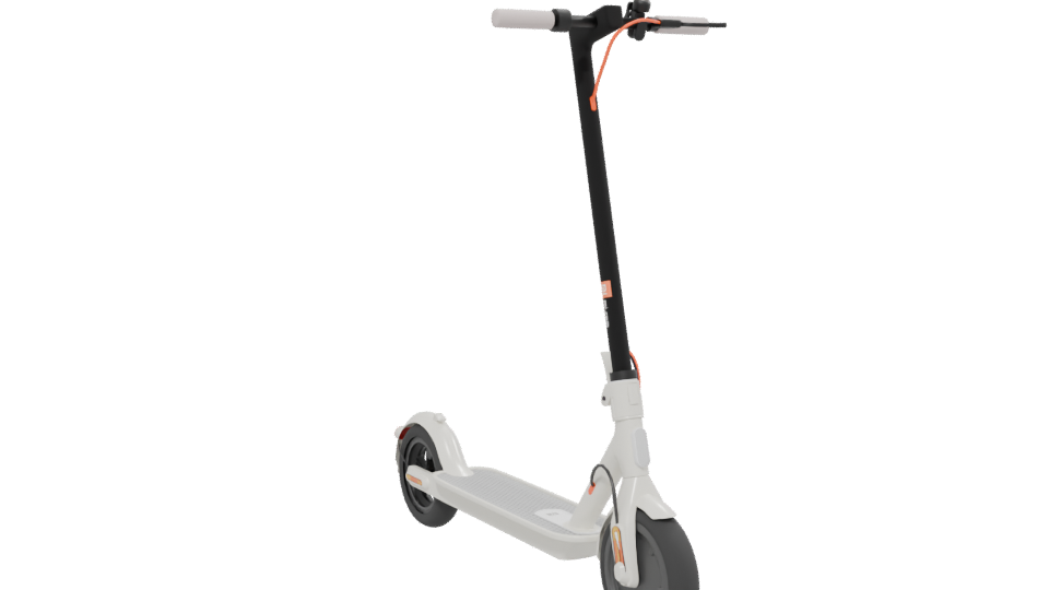 Stylish Electric Scooter 3D Model - Professional 3D Model Render 13
