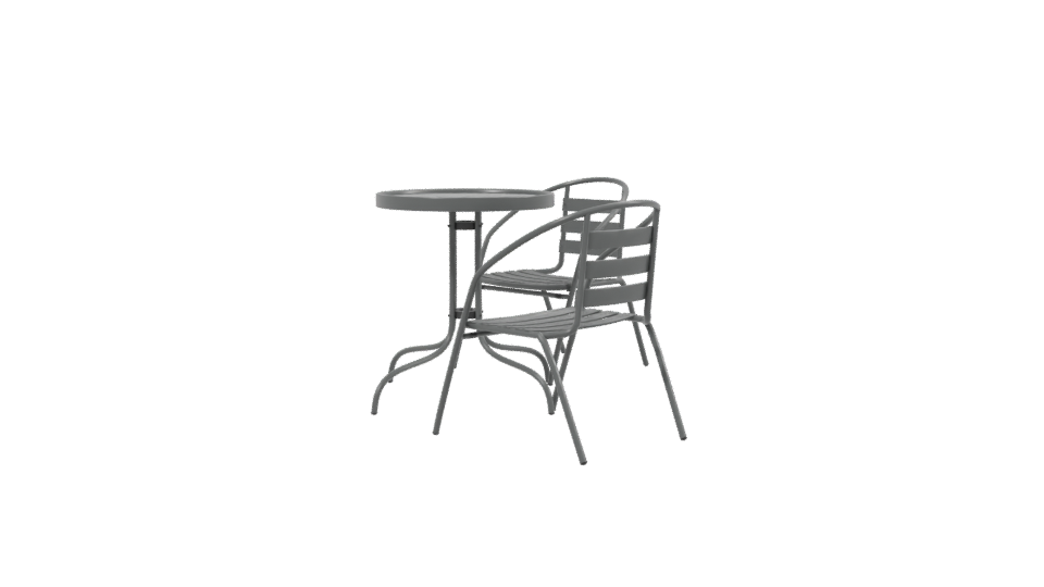 Congo Miranda Garden Furniture Set 3D - Professional 3D Model Render 2