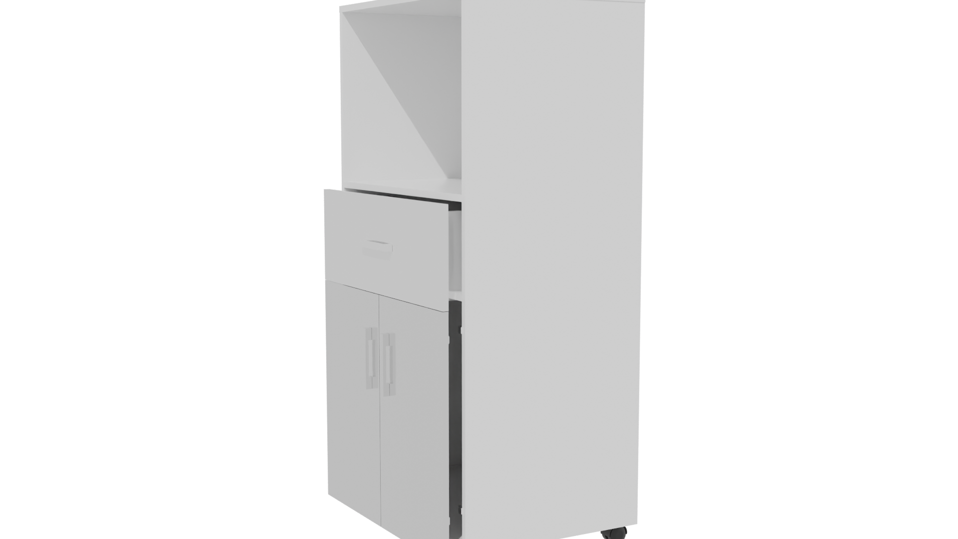 Minimalist Storage Cabinet 3D Model - Professional 3D Model Render 28