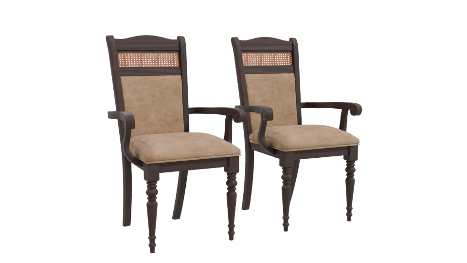 Vintage Armchair Set 3D Model - Professional 3D Model Render 10