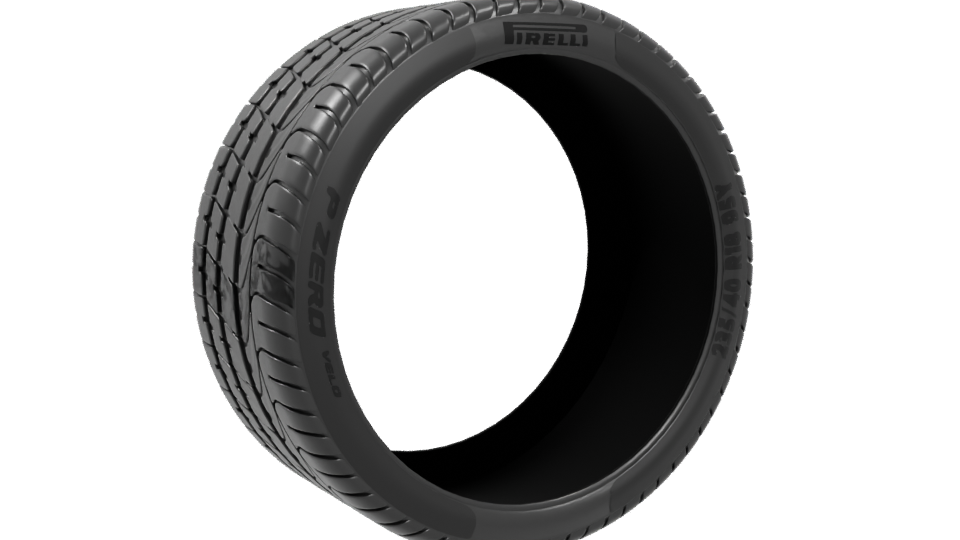 High-Performance Racing Tire 3D Model - Professional 3D Model Render 4