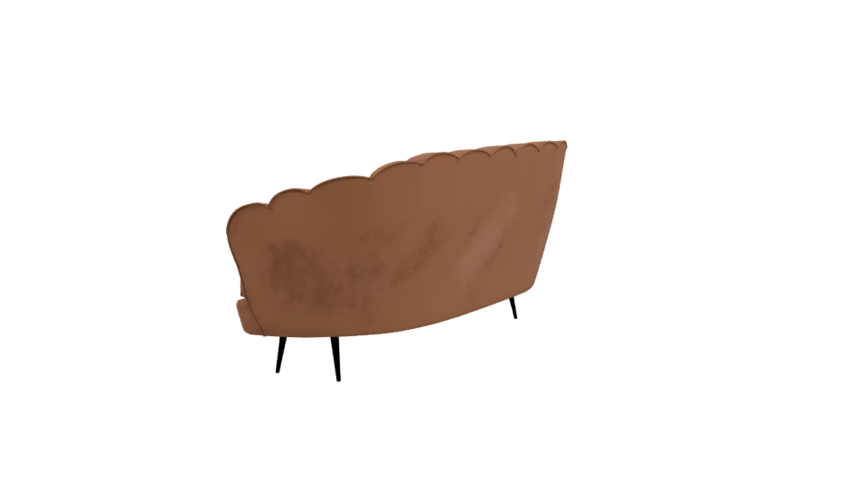 Stylish Vintage Sofa Model - Professional 3D Model Render 3