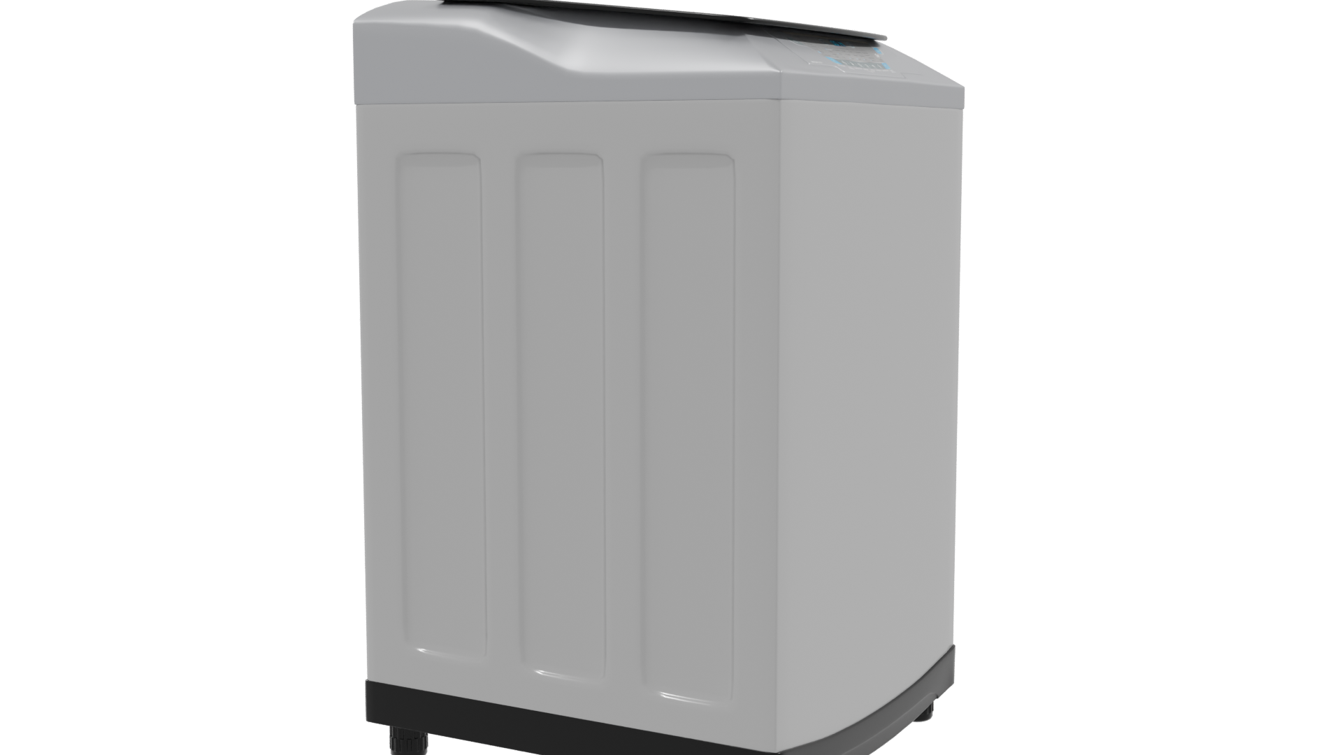 Stylish Top-Loading Washing Machine - Professional 3D Model Render 9