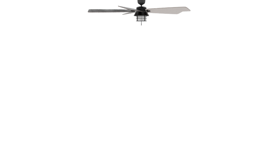 Contemporary Ceiling Fan 3D Model - Professional 3D Model Render 2