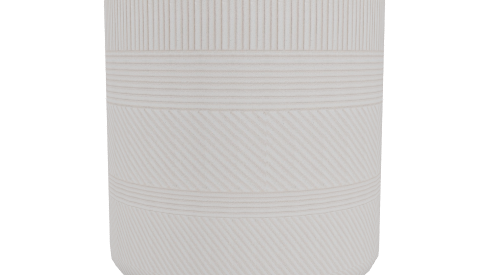 Elegant Minimalist Ceramic Planter 3D Model - Professional 3D Model Render 4