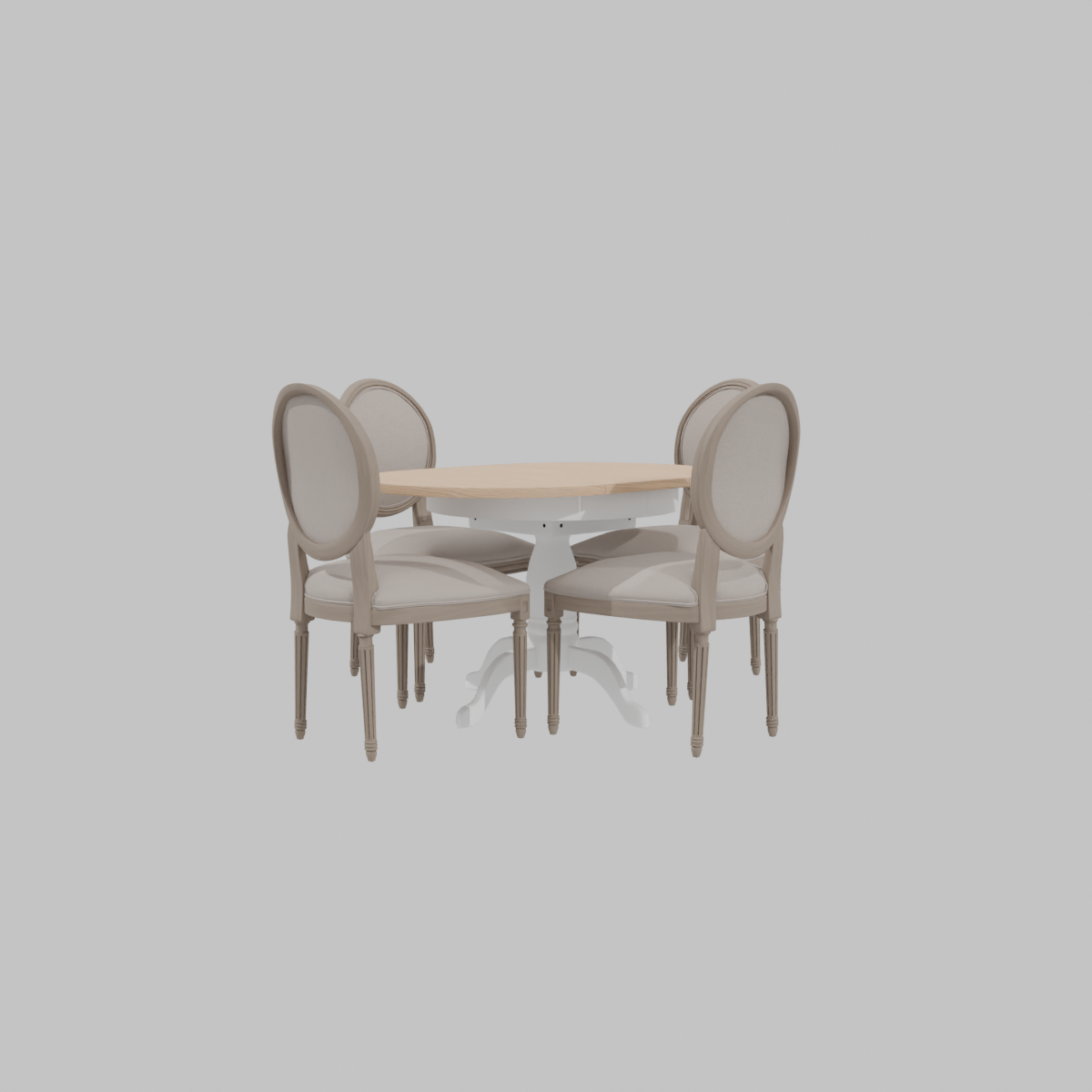 SET COMEDOR CELESTINE 1+4