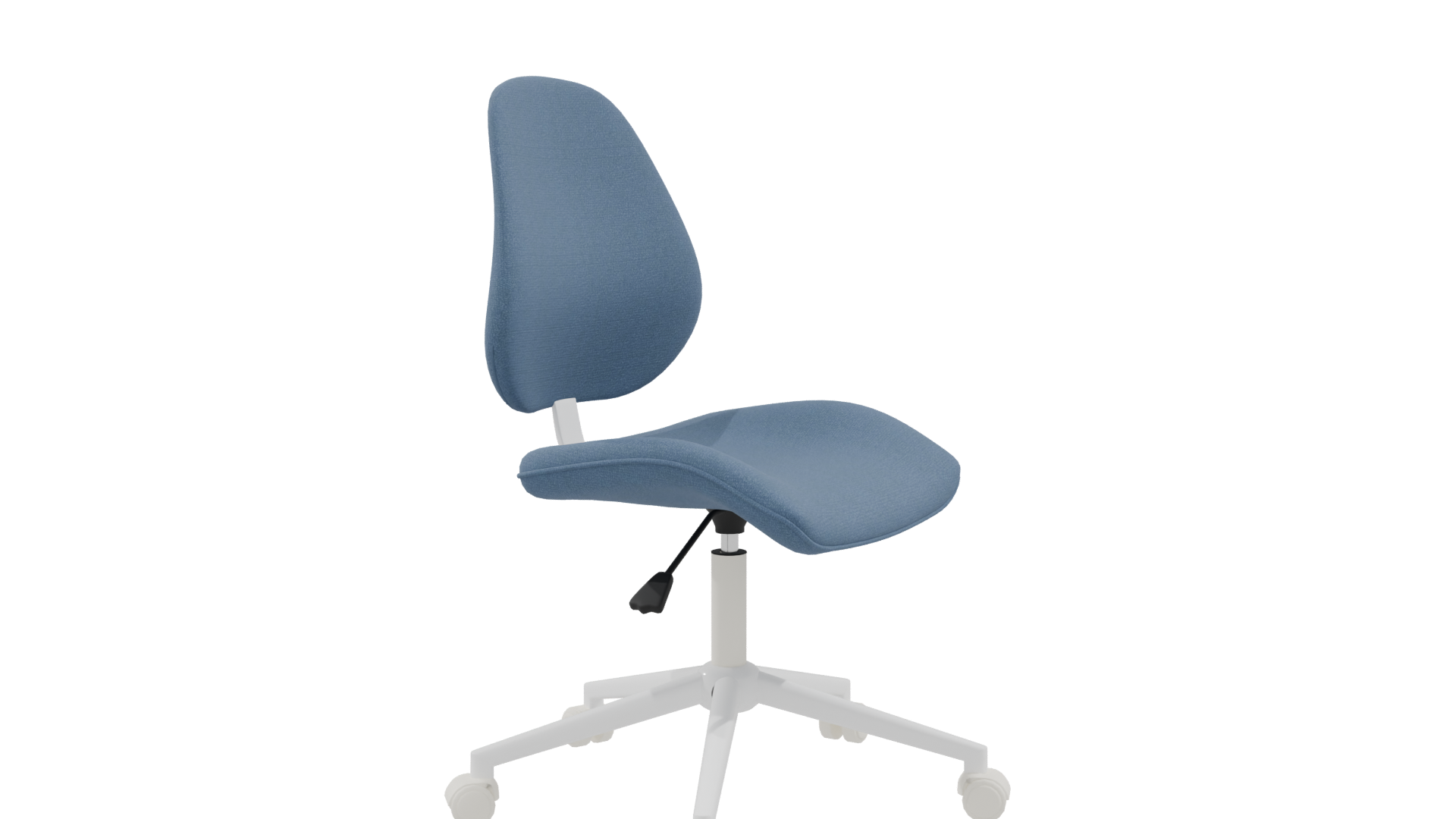 Modern Blue Office Chair 3D - Professional 3D Model Render 9