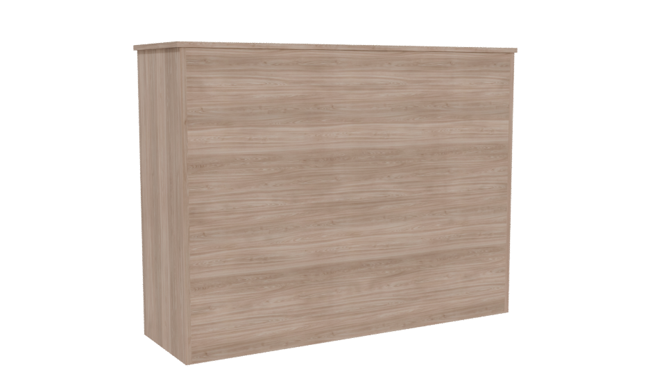 Contemporary Wooden Dresser Model - Professional 3D Model Render 4