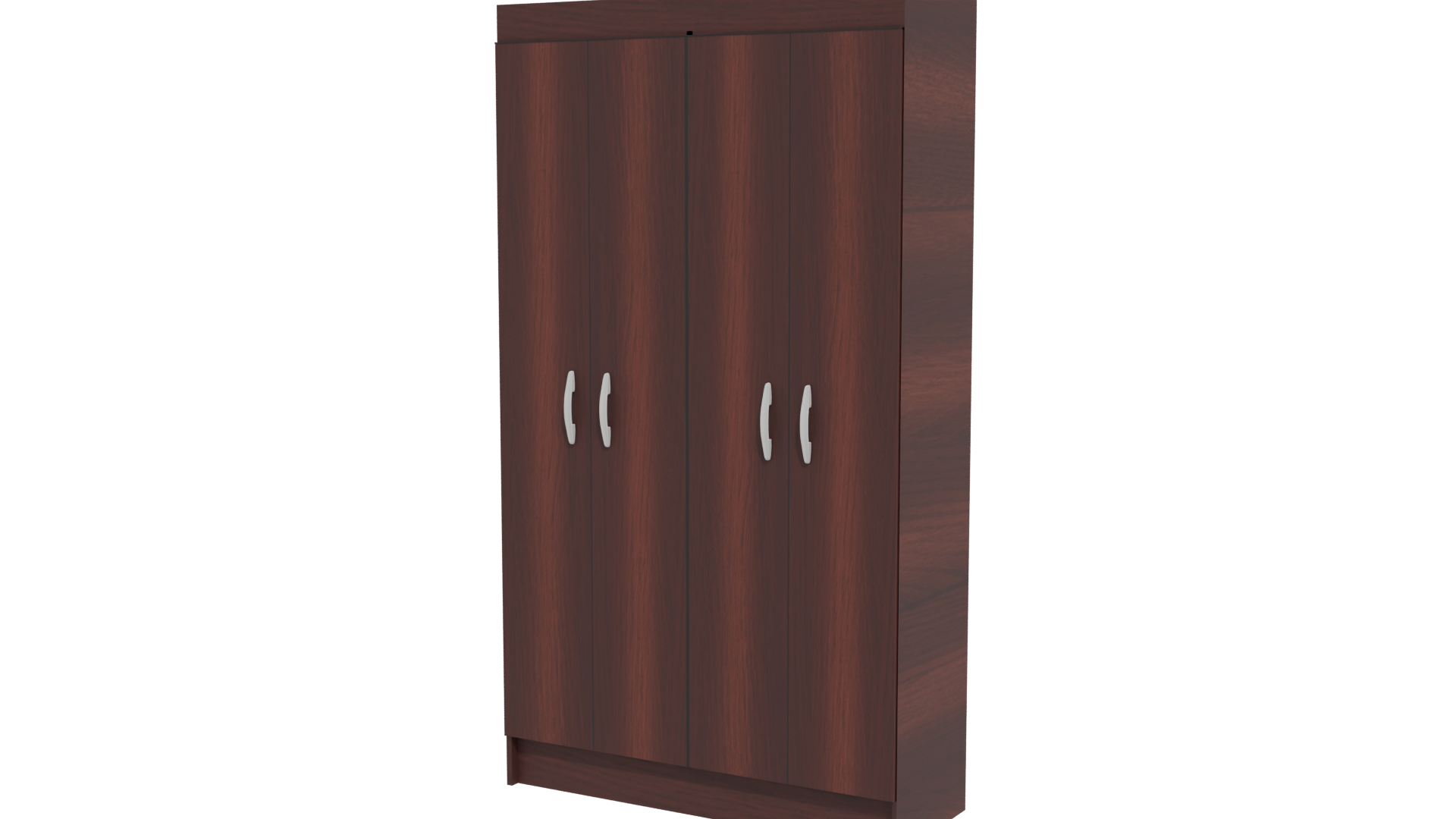Stylish Wooden Storage Cabinet 3D - Professional 3D Model Render 12
