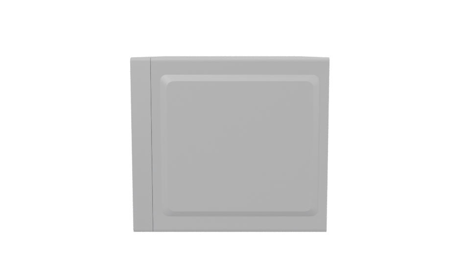 Sleek Microwave Oven 3D Model - Professional 3D Model Render 2