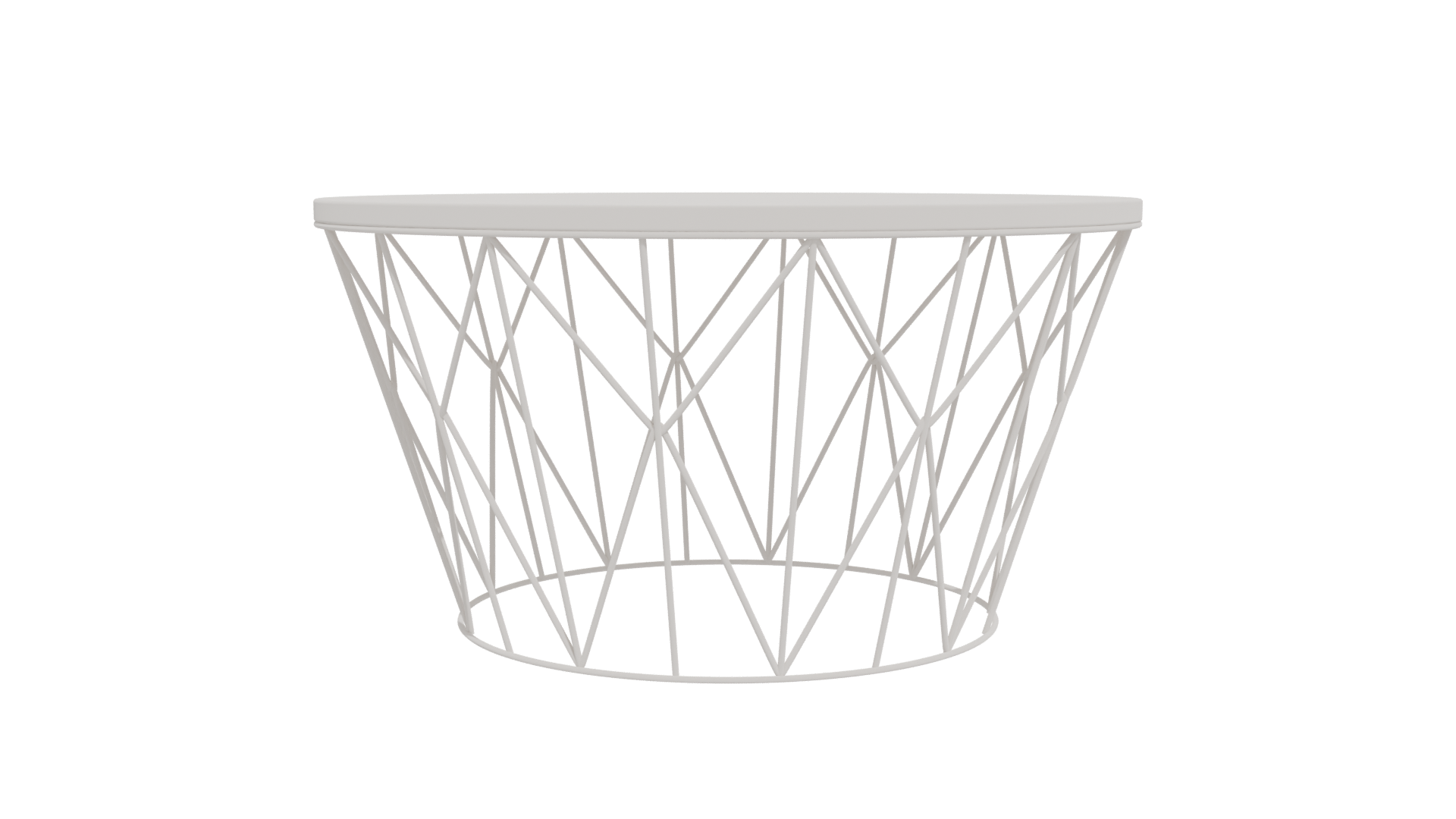 Stylish Round Coffee Table 3D - Professional 3D Model Render 4