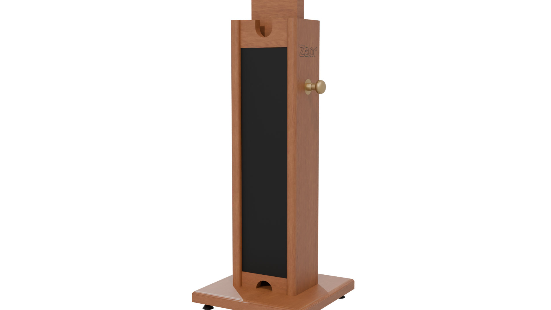 Elegant Wooden Podium Model 3D - Professional 3D Model Render 6