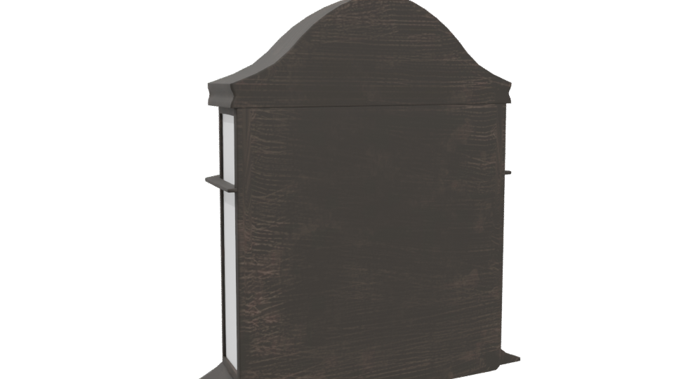 Elegant Octagonal Lantern Model - Professional 3D Model Render 4