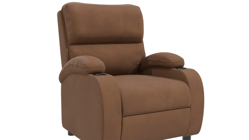 Contemporary Reclining Chair Model - Professional 3D Model Render 10