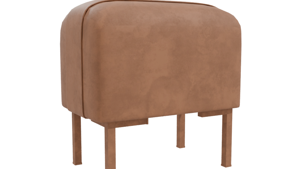 Stylish Fabric Armchair Model - Professional 3D Model Render 10