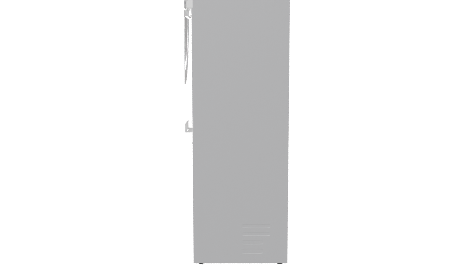 Sleek Modern Refrigerator 3D Model - Professional 3D Model Render 2