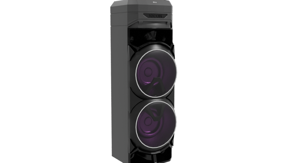 Powerful Bluetooth Speaker Model - Professional 3D Model Render 10