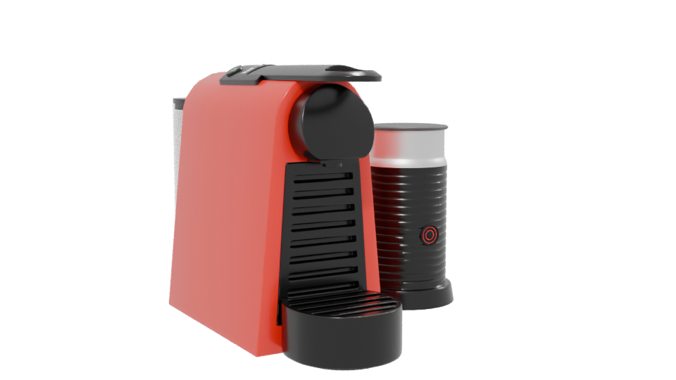 Stylish Coffee Machine 3D Model - Professional 3D Model Render 13