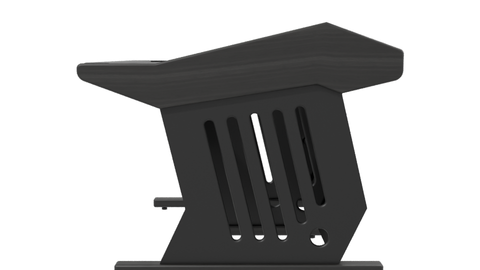 Maestro 24+12 Black Table Model - Professional 3D Model Render 2