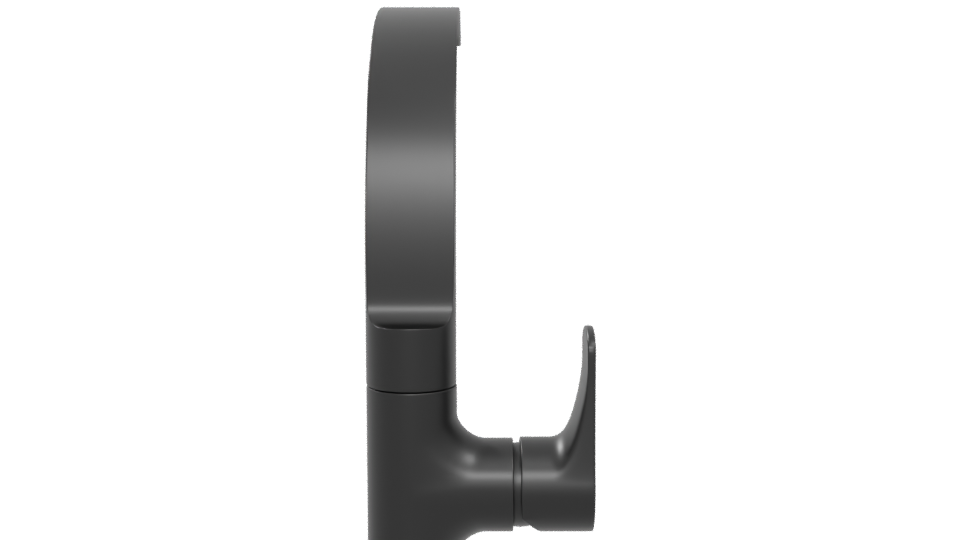 Sleek Modern Bathroom Basin Tap - Professional 3D Model Render 5