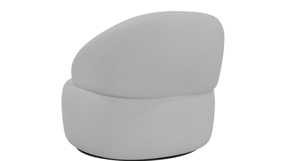 Stylish Modern Accent Chair 3D - Professional 3D Model Render 4