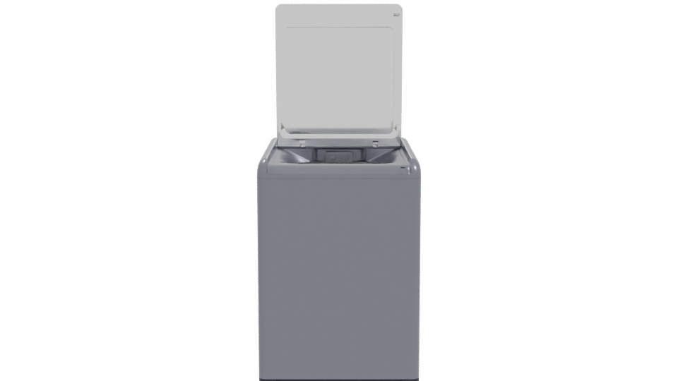 Top Load Washing Machine Model - Professional 3D Model Render 11