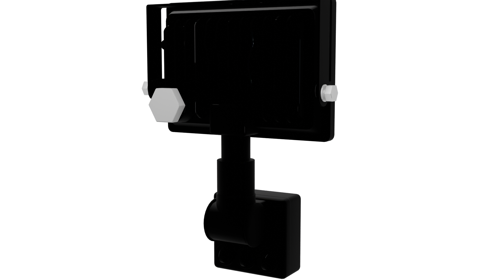 LED Floodlight 3D Model - Professional 3D Model Render 6
